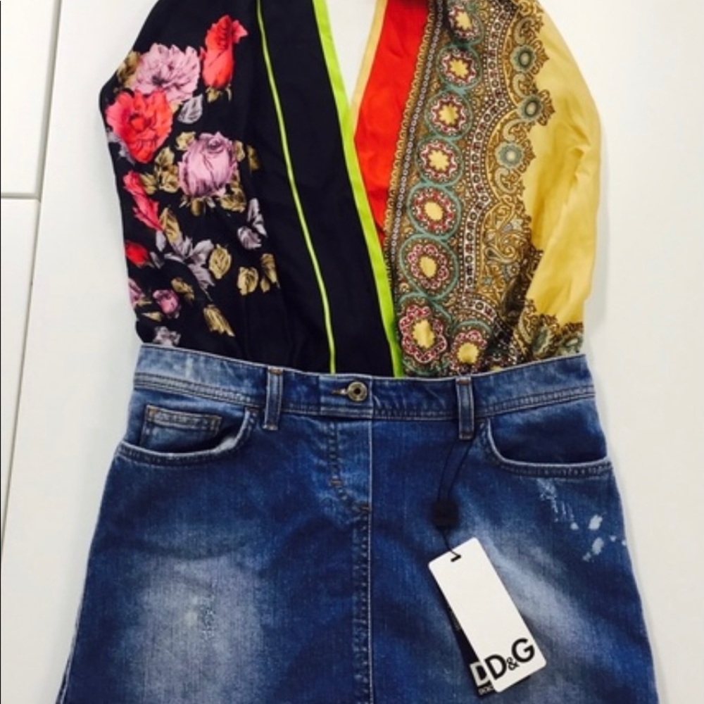 Dolce & Gabbana Open Back Mini Dress